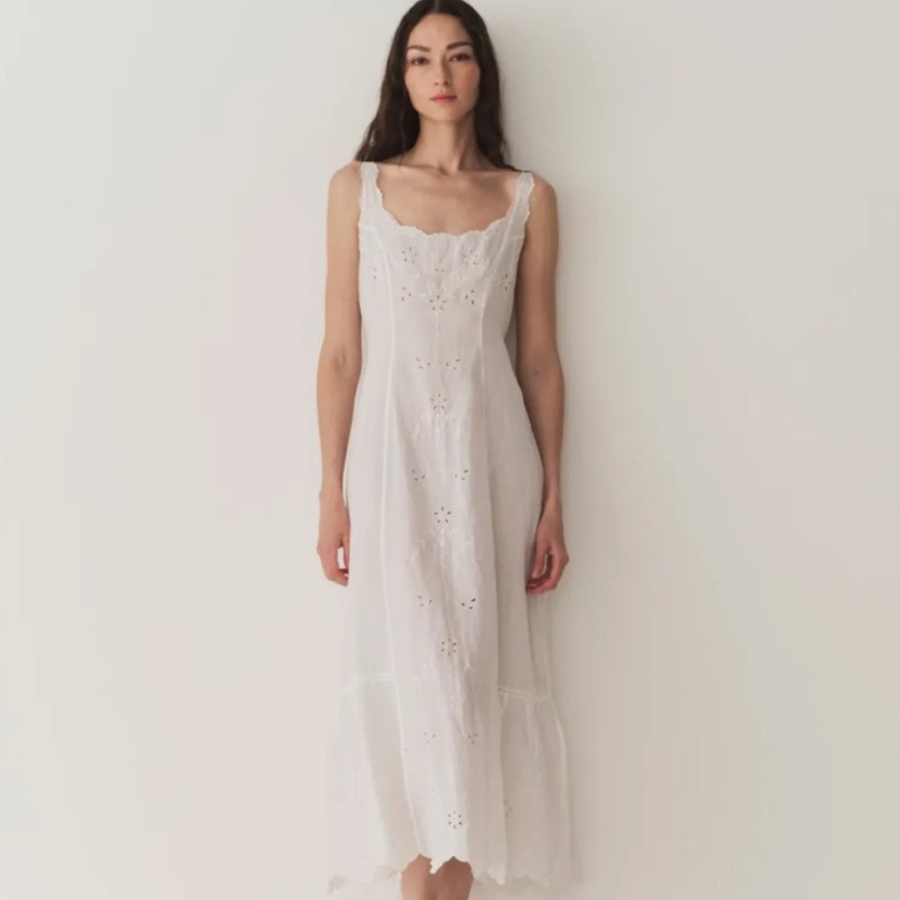 Doen Abella Dress in Salt